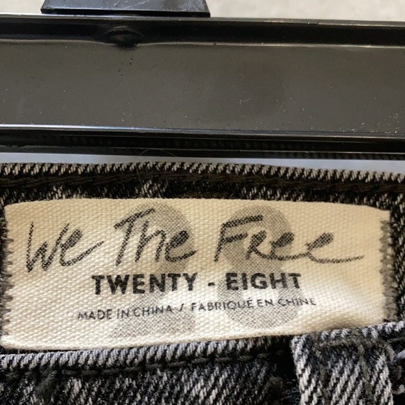 Black Distressed Denim Skirt - Picture 7 of 9